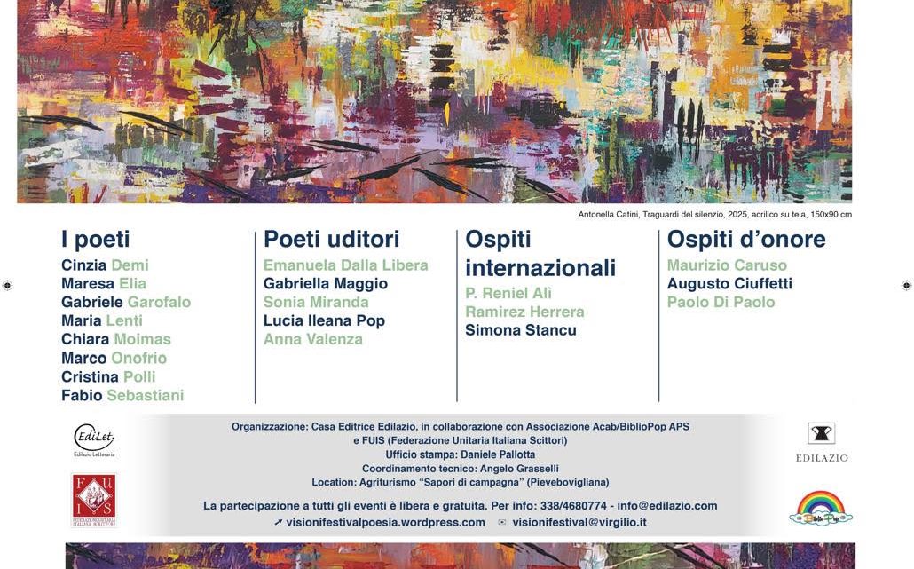Marino.   Bibliopop sempre più nazionale: sarà nelle Marche ai primi di ottobre per la IV Edizione del Festival di Poesia “Visioni”, ideato e diretto da Marco Onofrio